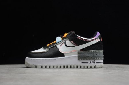 Men's | Nike Air Force 1 Shadow Fresh Perspective Black White Spiral Sage DC2542-001 Running Shoes