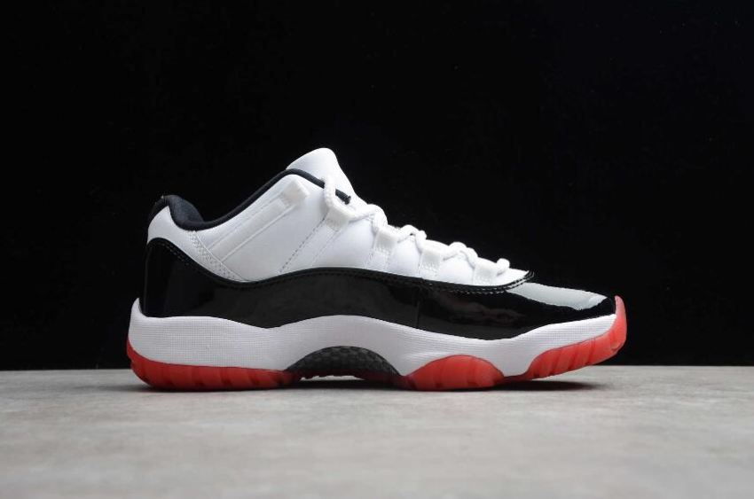 Men's | Air Jordan 11 Retro Low White University Red Black AV2187-160 Basketball Shoes
