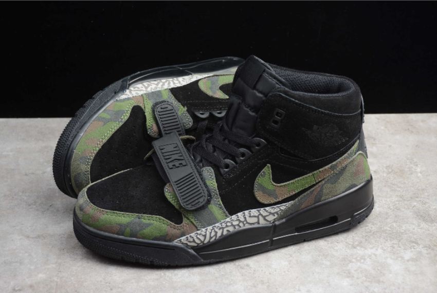 Men's | Air Jordan Legacy 312 Camouflage Black AV3922-003 Basketball Shoes