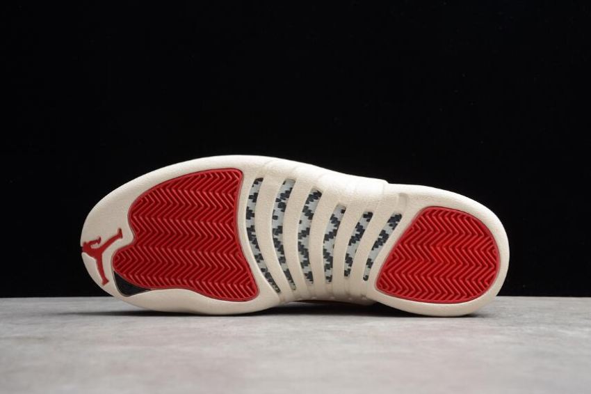 Women's | Air Jordan 12 Retro CNY Black True Red Sail CI2977-006 Basketball Shoes