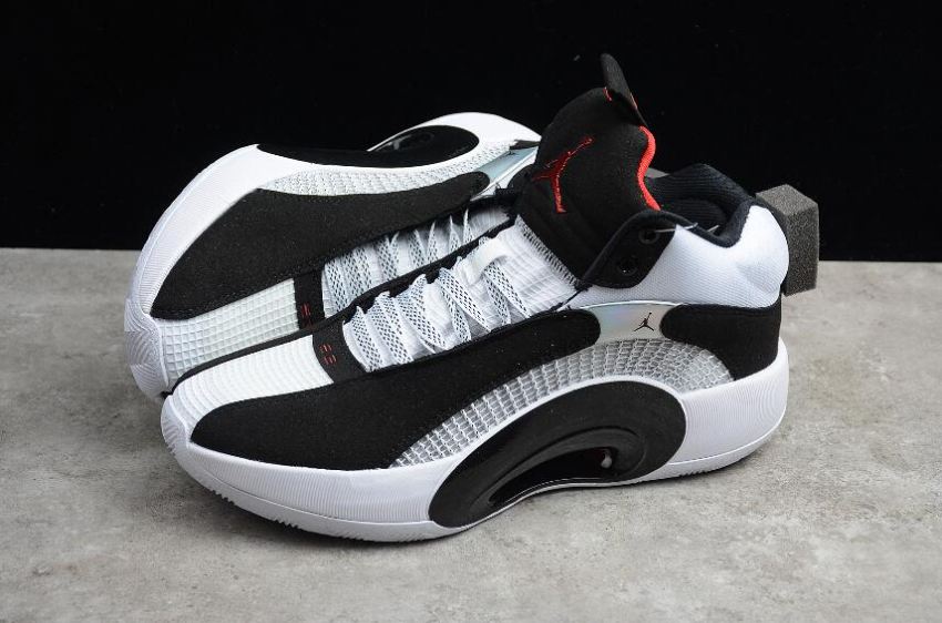 Men's | Air Jordan XXXV PF DNA Black Chile Red White CQ4228-001 Basketball Shoes