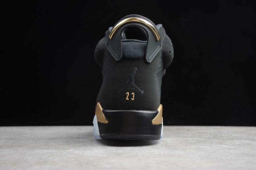 Men's | Air Jordan 6 Retro DMP Black Metallic Gold Basketball Shoes