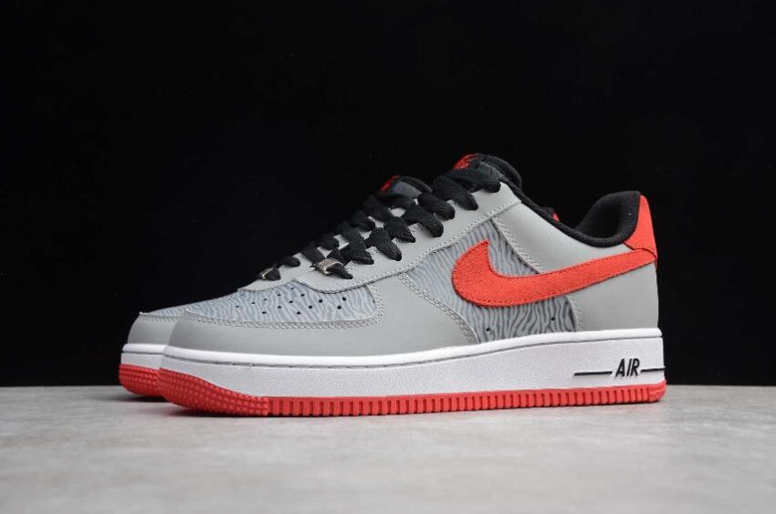 Men's | Nike Air Force 1 Reflect Silver University Red 488298-072 Running Shoes
