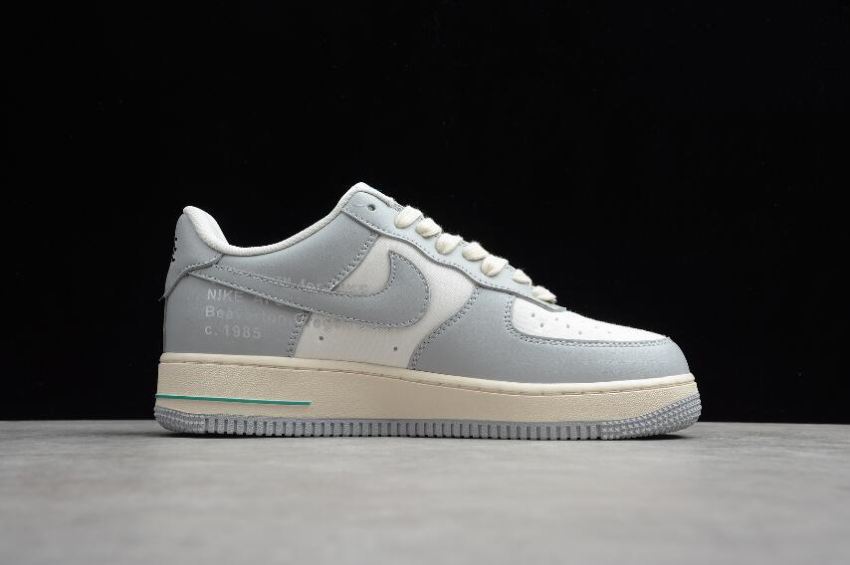 Women's | Nike Air Force 1 07 SU19 White Grey Blue CT1989-104 Running Shoes