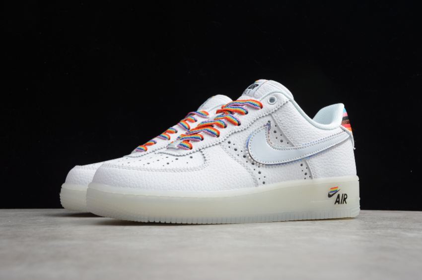 Women's | Nike Air Force 1 BeTrue White Multi Color CV0258-100 Running Shoes