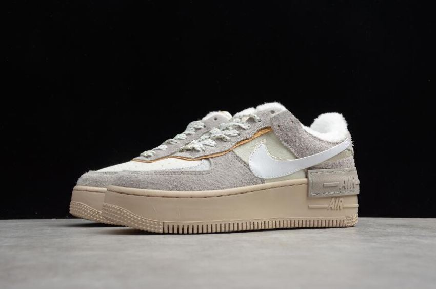 Men's | Nike Air Force 1 Shadow Enigma Stone White Oatmeal DC5270-016 Running Shoes