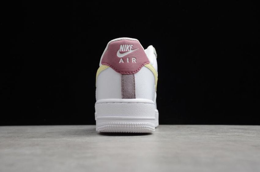 Men's | Nike WMNS Air Force 1 07 ESS White Lemon Drop Regal Pink DN4930-100 Running Shoes