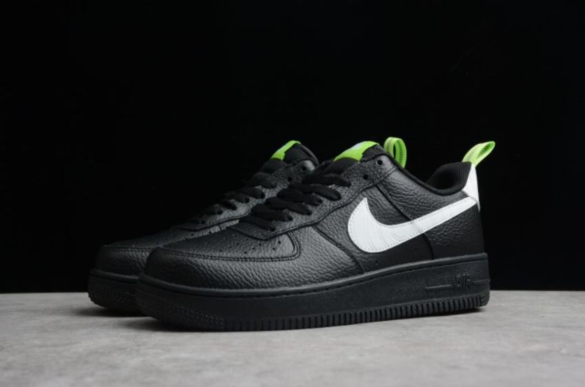 Women's | Nike Air Force 1 07 DO6394-001 Black White Green Running Shoes