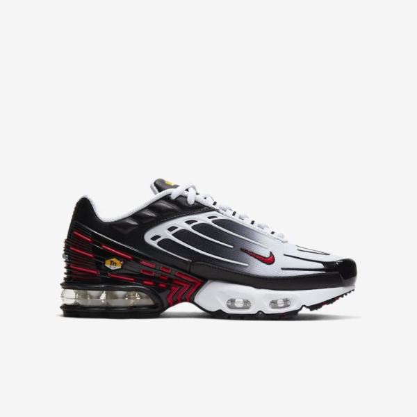 Nike Shoes Air Max Plus 3 | Black / White / Black / University Red