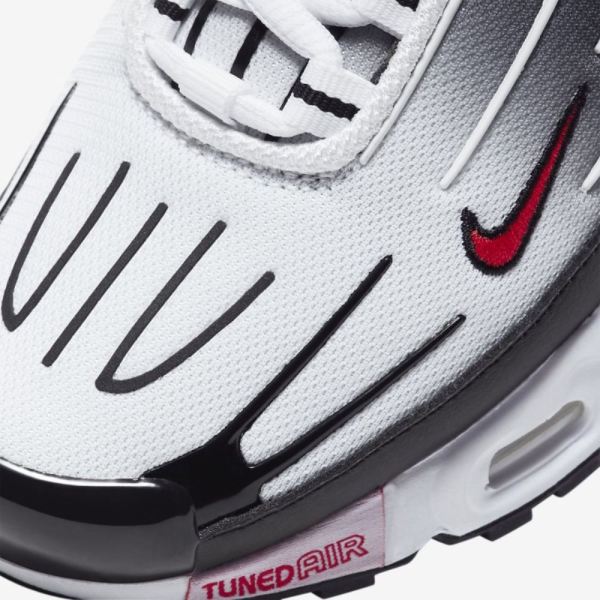 Nike Shoes Air Max Plus 3 | Black / White / Black / University Red