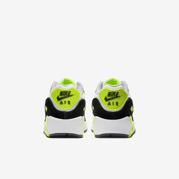 Nike Shoes Air Max 90 LTR | White / Light Smoke Grey / Volt / Particle Grey