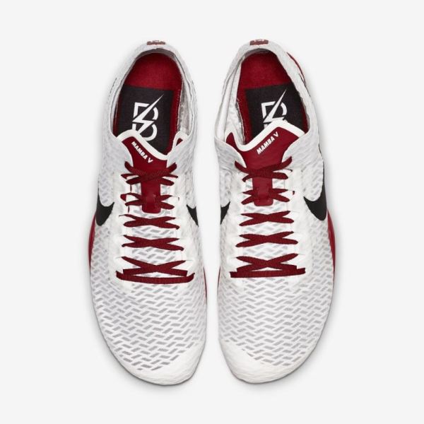 Nike Shoes Zoom Mamba 5 Bowerman Track Club | White / University Red / Black