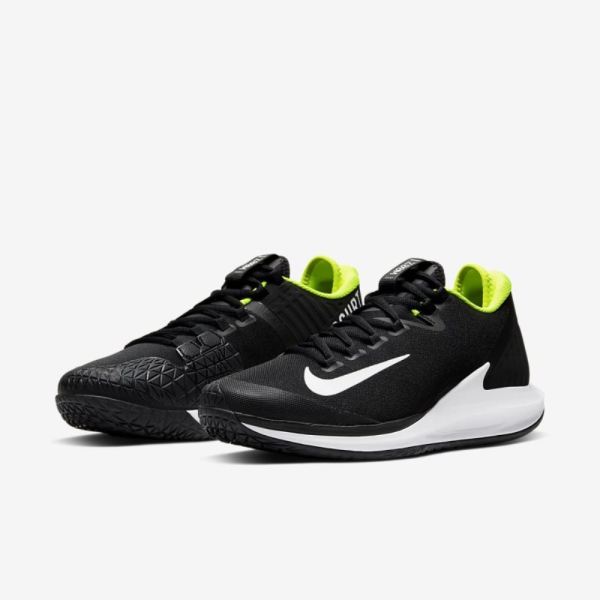 Nike Shoes Court Air Zoom Zero | Black / Volt / White