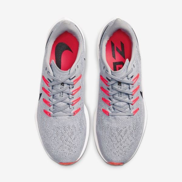Nike Shoes Air Zoom Pegasus 36 | Wolf Grey / White / Bright Crimson / Black