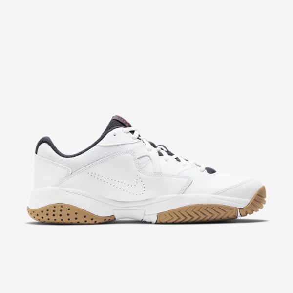 Nike Shoes Court Lite 2 | White / Gridiron / Wheat / Laser Crimson