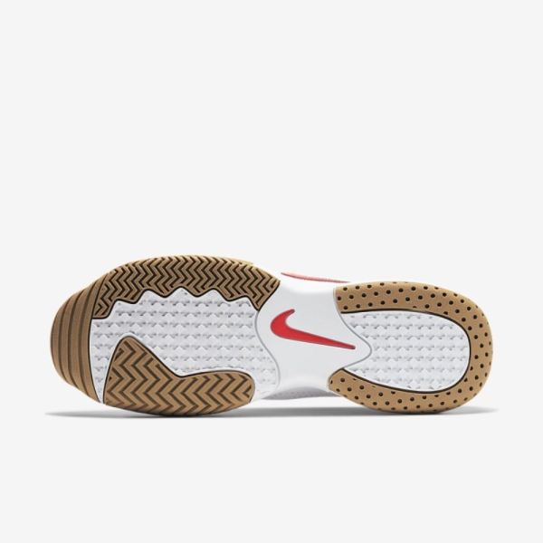 Nike Shoes Court Lite 2 | White / Gridiron / Wheat / Laser Crimson
