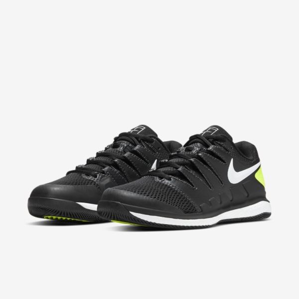 Nike Shoes Court Air Zoom Vapor X | Black / Volt / White