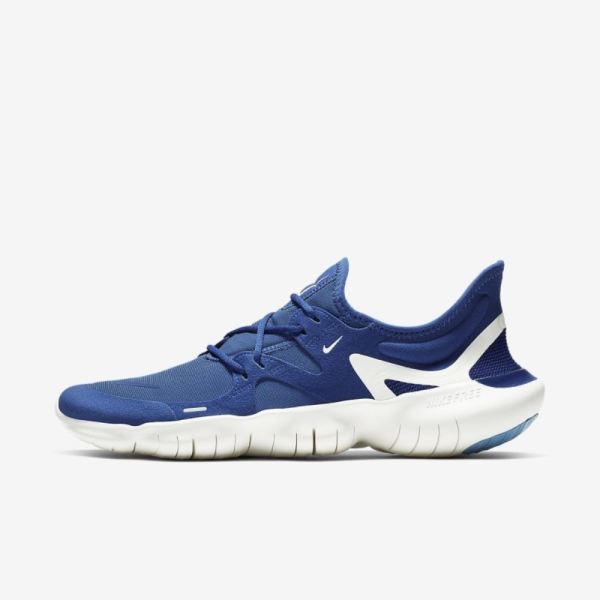 Nike Shoes Free RN 5.0 | Indigo Force / Summit White / Blue Lagoon / Deep Royal Blue