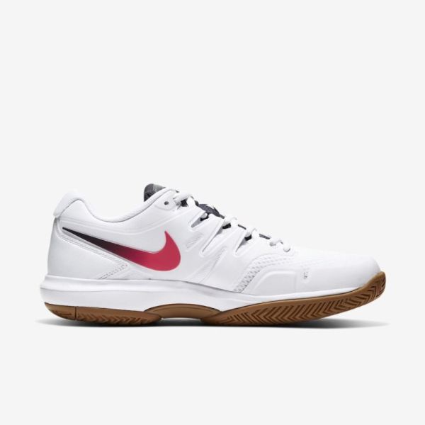 Nike Shoes Court Air Zoom Prestige | White / Gridiron / Wheat / Laser Crimson