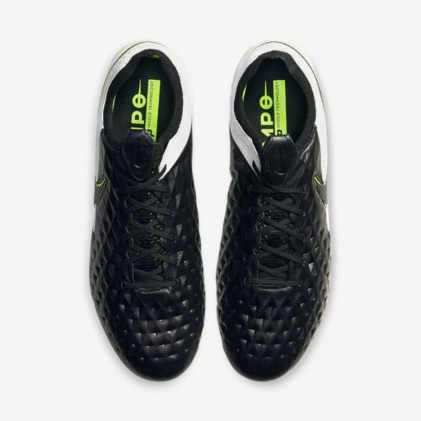 Nike Shoes Tiempo Legend 8 Elite SG-PRO Anti-Clog Traction | Black / White / Black