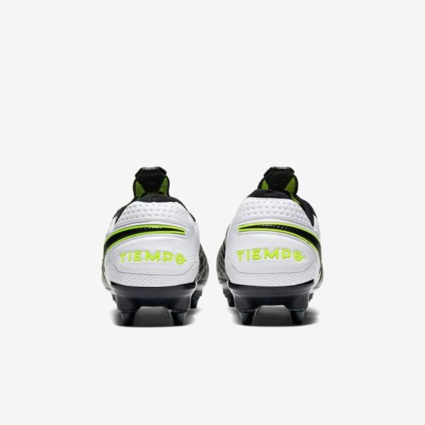 Nike Shoes Tiempo Legend 8 Elite SG-PRO Anti-Clog Traction | Black / White / Black
