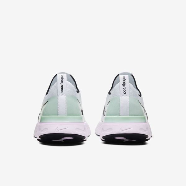 Nike Shoes React Infinity Run Flyknit | White / Iced Lilac / Pistachio Frost / Black