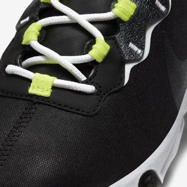 Nike Shoes React Element 55 SE | Black / Lemon Venom / White