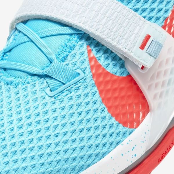 Nike Shoes Air Force Max II | Blue Fury / White / Bright Crimson