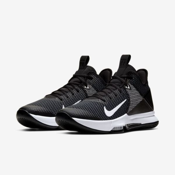 Nike Shoes LeBron Witness 4 | Black / White / Photo Blue / Black