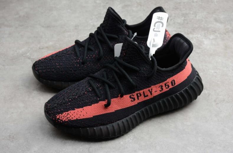 Men's | Adidas Yeezy Boost 350V2 Core Black Red BY9612